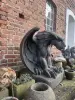Artikelbild 2 des Artikels “Ausstellungstück - Gotischer Löwe / Adler etwa 90 cm hoch. Gussstein mit antikem Finish, handgefertigter Nacharbeit “